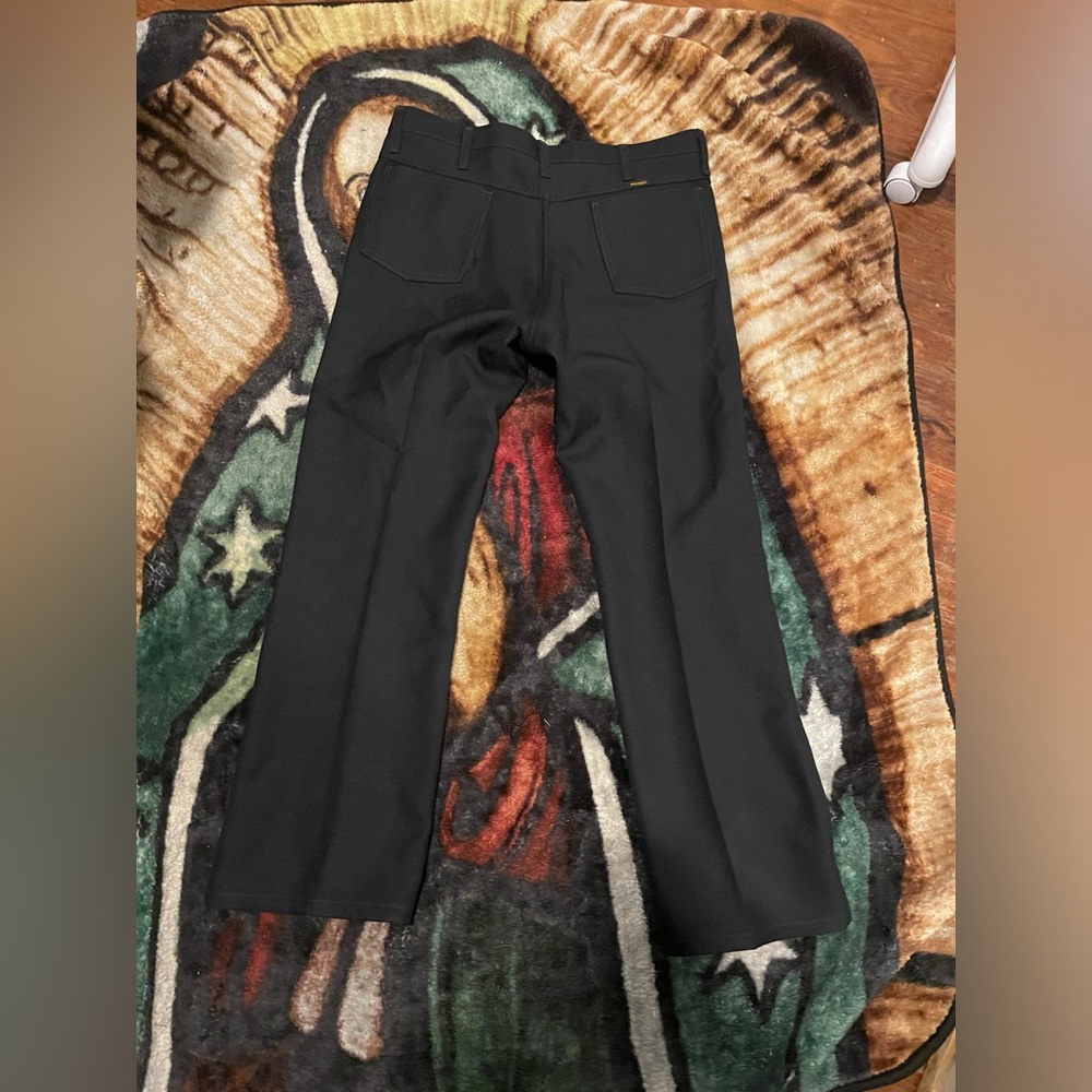 Men’s Old School Style 100% Polyester Boot Cut Wrangler Pants.36/30